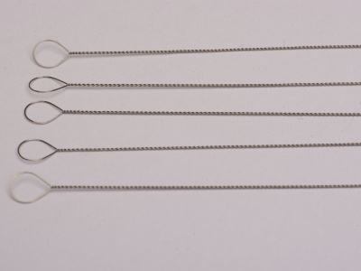 0.19mm Big Eye Springy Australian Made Twisted Wire Beading Needles